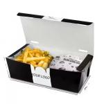 Fast Food Packaging Burger Box with Eco-Friendly Design and Paperboard Liner for sale