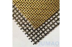 China 2m Standard Length Architectural Wire Fabric With Diamond Pattern supplier