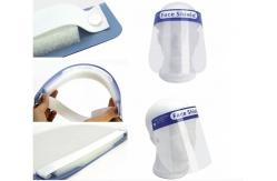 China No Glare Lens Double Fogless PET 22cm Full Cover Face Shield supplier