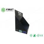 Black Printed Retail Foldable Cardboard Counter Display Boxes , Printed Display Boxes