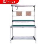 Flexible Lean Pipe ESD Table Workbench For Industrial Assembly Line