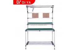 China Flexible Lean Pipe ESD Table Workbench For Industrial Assembly Line supplier