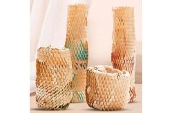 China Woodpulp Biodegradable Honeycomb Kraft Paper Cushioning Protective Honeycomb Ball supplier