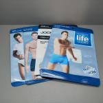 Plastic Three Side Seal Pouch Transparent Custom Mylar Bag For Man'S Underwear for sale