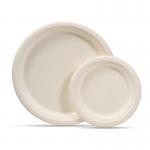 Microwaveable Eco Friendly Packaging Compostable Sugarcane Plates Biodegradable Pulp Molded