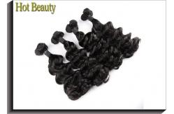 China Unprocessed 7A Grade Virgin Hair Funmi Human Hair Double Drawn Weave Spanish Curl supplier