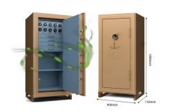 China H1800mm Jewely Safe Luxury Leather  Watch Winder Fingerprint Lock With Fireproof supplier