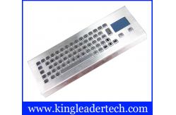 China 64 Keys Industrial Desktop Keyboard , Metal Keyboard With Touchpad supplier