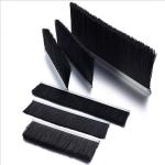 Black Nylon Bristles Metal Back Strip Brush Industrial for sale