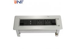 China Desk Mounted Power Sockets With Dual USB Charger supplier