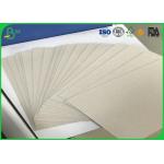 1.0mm Thickness Recycled Pulp Double Sides Uncoated Grey Chip Board With Grey Back for sale