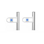 Pedestrian  RGB LED Indicator Swing Arm Turnstile IP44 SUS304