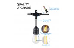 China Solar remote control light string dual specification  courtyard exterior wall ambient light supplier