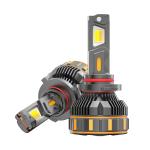 100W 7400 Lumens Car LED Headlight Bulb with App And Remote Control