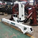 Q345b Steel 0.6T5M Hydraulic Telescopic Boom Crane Ship Marine Deck Crane for sale