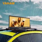 SMD Taxi Roof LED Display 5000cd/Sqm P2.5 Full Color Car Roof Advertising Sign for sale