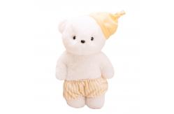 China Hand Washable 100g Teddy Bear Plush Toys With Hat supplier