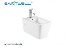China Women Self Cleaning Bathroom Wall Mounted Bidet Ceramic Material 575 * 360 * 330mm supplier