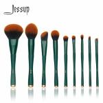 Jessup 9pcs Basic Makeup Brushes Set Trekking Green Color for sale