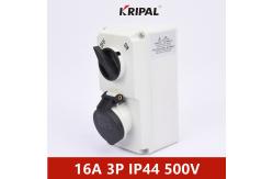 China PC IP44 16A Industrial Socket Switch With Mechanical Interlock supplier