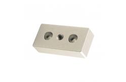 China Anodizing Aluminum Block Parts Cnc Milling Components Small Size Ra3.2 supplier