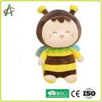 Polypropylene Plush Filling Polyester Fabric Bee Plush Toy for sale