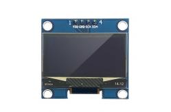 China Passive Matrix 1.3 Inch I2C OLED Display 128x64 COG PCB 4 Pins supplier