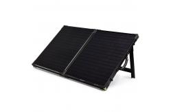 China 120 Watt Folding Solar Panels High Transmissions Low Iron Tempered Glass Front Sheet supplier