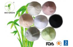 China Breathable Organic Bamboo Reusable Pads , Thin Soft Organic Reusable Breast Pads supplier