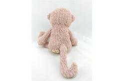China Customized Embroidery Logo Super Soft Plush Toy Cute Kids Stuffed Monkey Toy supplier