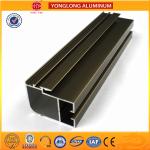 Electrolytic Coated Aluminum Window Profiles Bronze Matte Flat Corrosion - Resistant