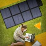 120w Portable Solar Panel Folding Solar Panel For Outdoor Activities for sale
