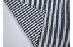 China Beautiful Cotton Blended Fabric / Yarn Dyed Stripe Fabric Shrink - Resistant supplier