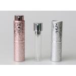 Glass Small Refillable Twist And Spritz Atomiser Perfume Spray Bottles Pink Color Customized for sale