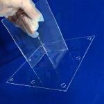 1100C High Temperature Resistant Quartz Glass Sheet For Punching In Semiconductor Photovoltaic Applications for sale