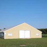 Safety Lightweight Steel Frame Chicken Coop Customized For Poultry Farming for sale