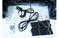 China 8 weather proof Marine Audio Equipment 240W Bluetooth Heavy duty ABS contruction supplier