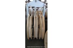 China 400KV Transmission Line Stringing 660mm Nylon Sheave Pulley Block supplier