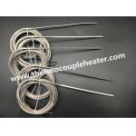Customized Coil Heater In Straight 55V 157W Silver Surface for sale