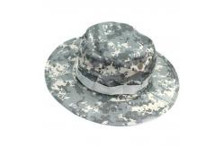 China Waterproof Camouflage Wide Brim Fishing Hat 58cm With String supplier