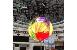 China Spherical Creative LED Screen 360 Degree View Angle Globe Sphere Ball LED Display supplier