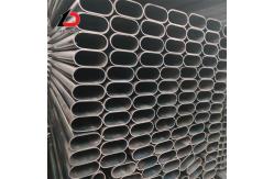 China Galvanized Special Shaped Carbon Steel Pipe Oval Straight Steel Tube supplier