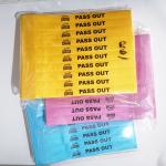 Waterproof Customize Event Tyvek Paper Wristbands Durable Snap Closure for Easy Control