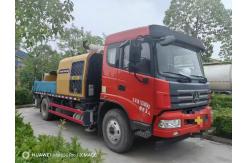 China Used Mini Concrete Line Pump Truck Cement Transfer Pump with 2 Boom Sections supplier