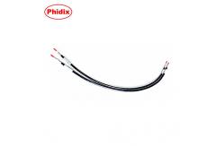 China Durable Mechanical Control Cable Assembly Stainless Steel End Rod And Support Tube supplier