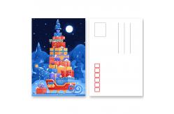 China Cartoon Design 3D Lenticular Postcard For Kids CMYK Offset Printing supplier