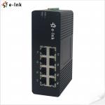 8 Port Gigabit Industrial Ethernet Media Converter Switch IEEE802.3 / 802.3u / 802.3x for sale