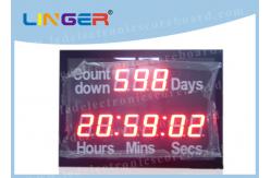China Outdoor Days Hours Minutes Seconds Countdown Timer Led For Countdown / Up supplier