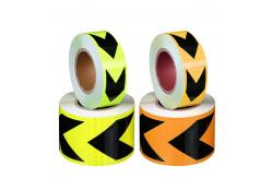 China Yellow Red And White Dot Reflective Tape For Trailers Trucks Adhesive Material supplier