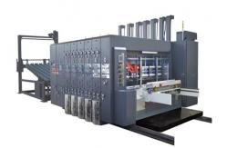 China Automatic Printer Slotter Die Cutter With Vibrator And Stacker Machine supplier